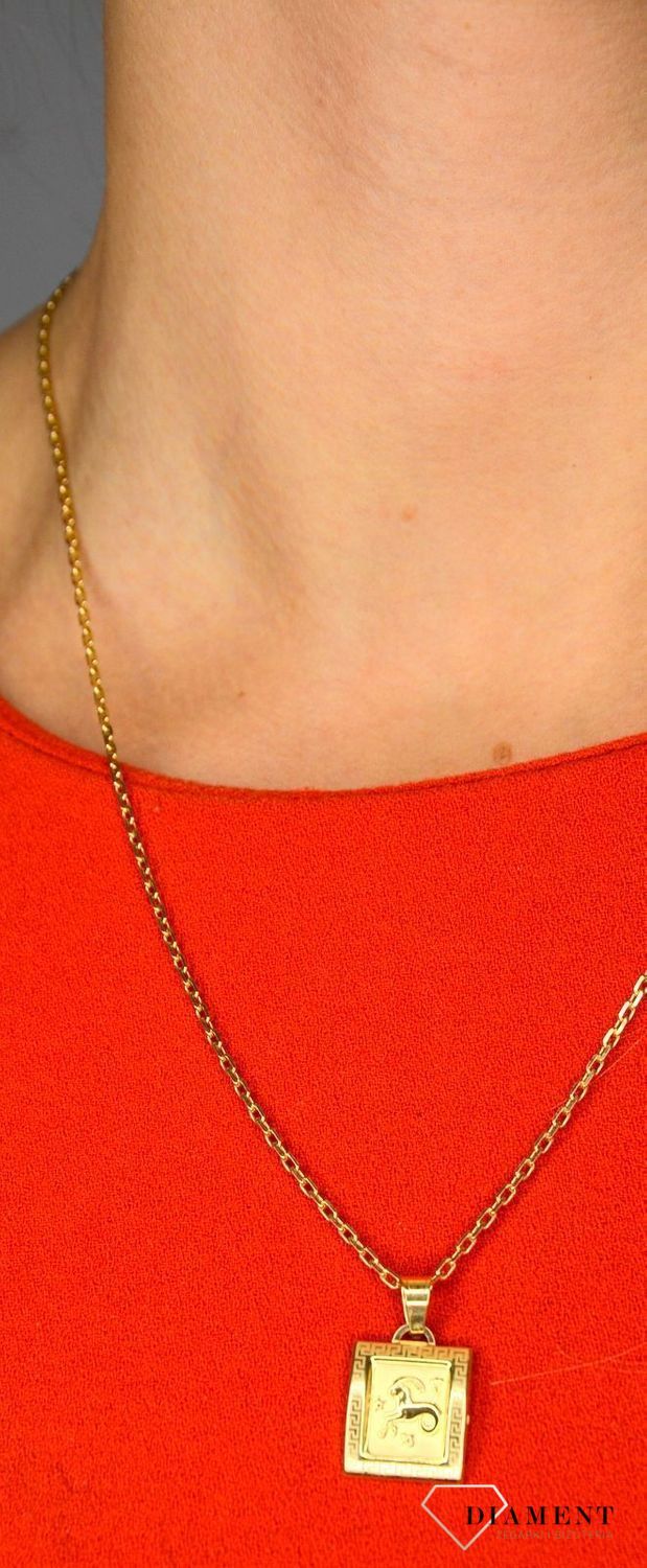 Złota zawieszka 585 Znaki zodiaku Koziorożec DIA-ZAW-0813-585.jpg