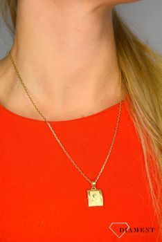 Złota zawieszka 585 Wodnik DIA-ZAW-0820-585 💎 Złota zawieszka wykonana z najwyższej jakości złota próby 585 💎 (1).JPG
