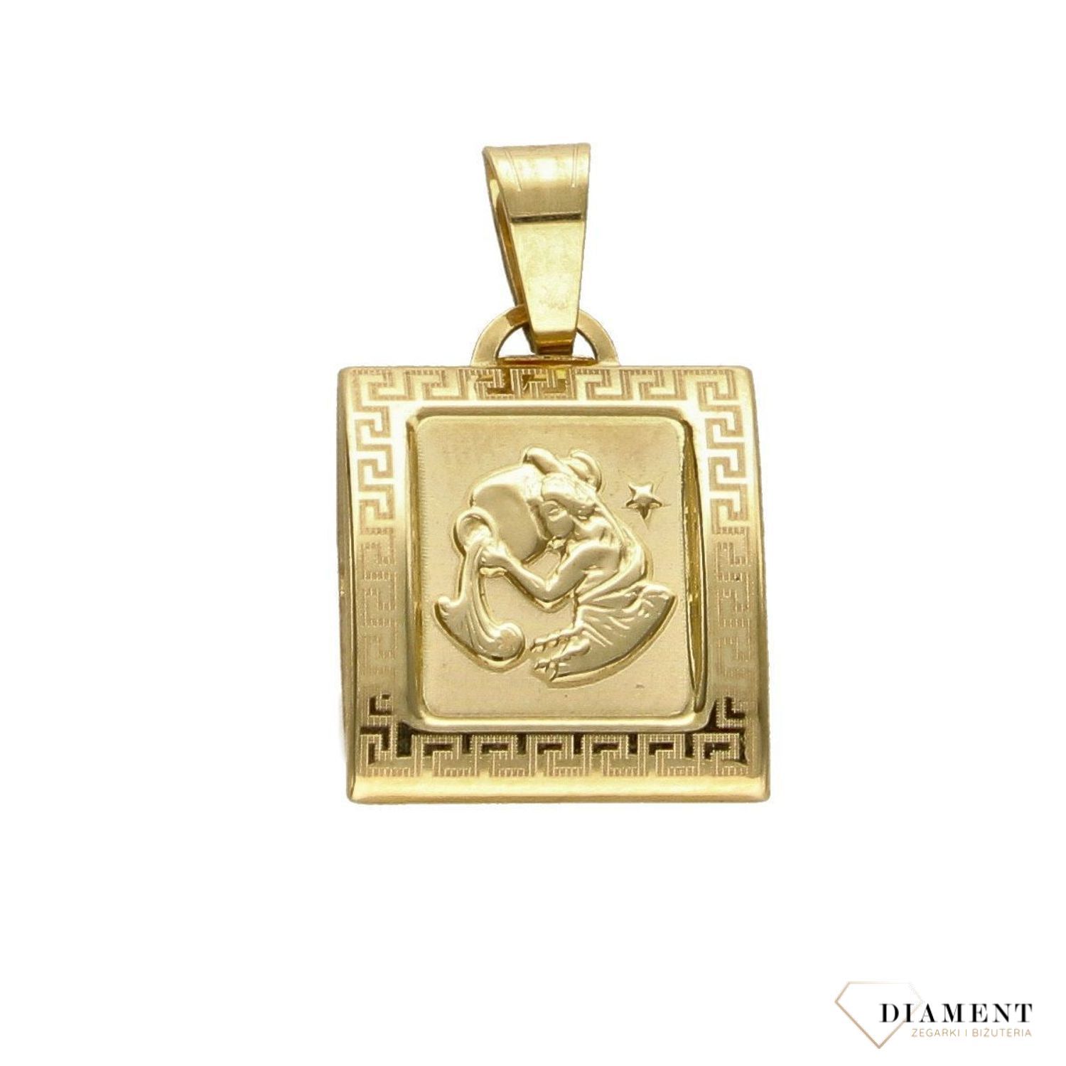 Złota zawieszka 585 Wodnik DIA-ZAW-0820-585.jpg
