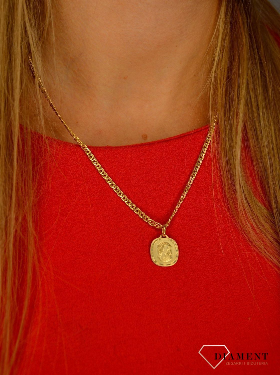 Złota zawieszka 585 ze znakiem ryby DIA-ZAW-0822-585.jpg