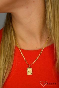 Złota zawieszka 585 znak zodiaku Ryby DIA-ZAW-0823-585 💎 Złota zawieszka z motywem znaku zodiaku ryba 💎 (12).JPG