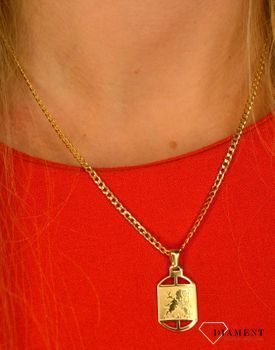 Złota zawieszka 585 baran DIA-ZAW-0824-585 💎 Złota zawieszka z symbolem znaku zodiaku baran 💎  (2).JPG