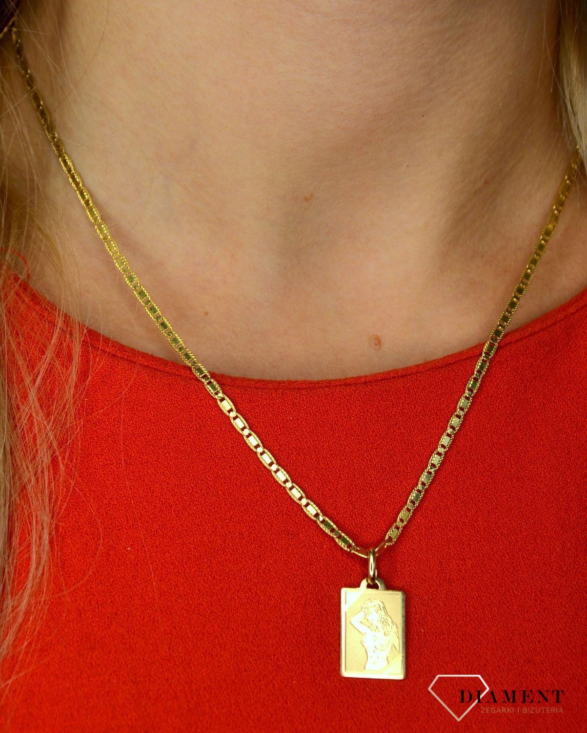 Złota zawieszka 585 znak zodiaku Panna DIA-ZAW-0831-585.jpg