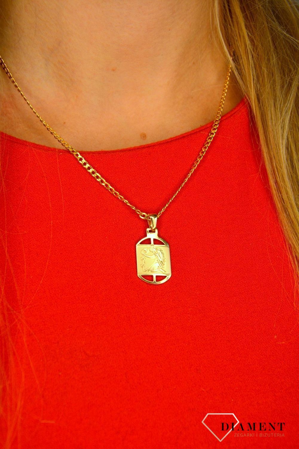 Złota zawieszka 585 Panna DIA-ZAW-0832-585.jpg
