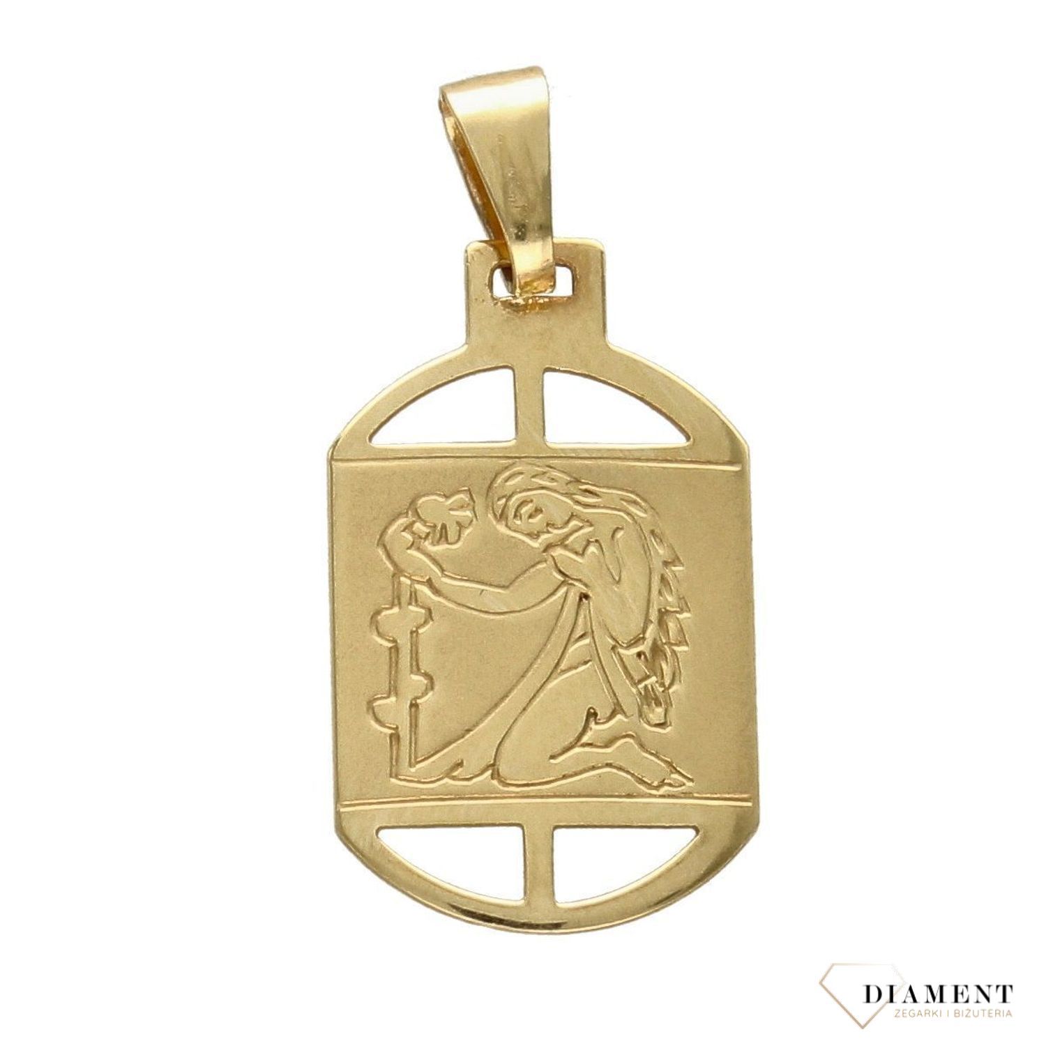 Złota zawieszka 585 Panna DIA-ZAW-0832-585.jpg