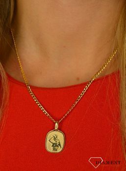 Złota zawieszka 585 Panna DIA-ZAW-0833-585 💎 Złota zawieszka znak zodiaku Panna 💎 Jest to świetny pomysł na prezent 💎 (1).JPG