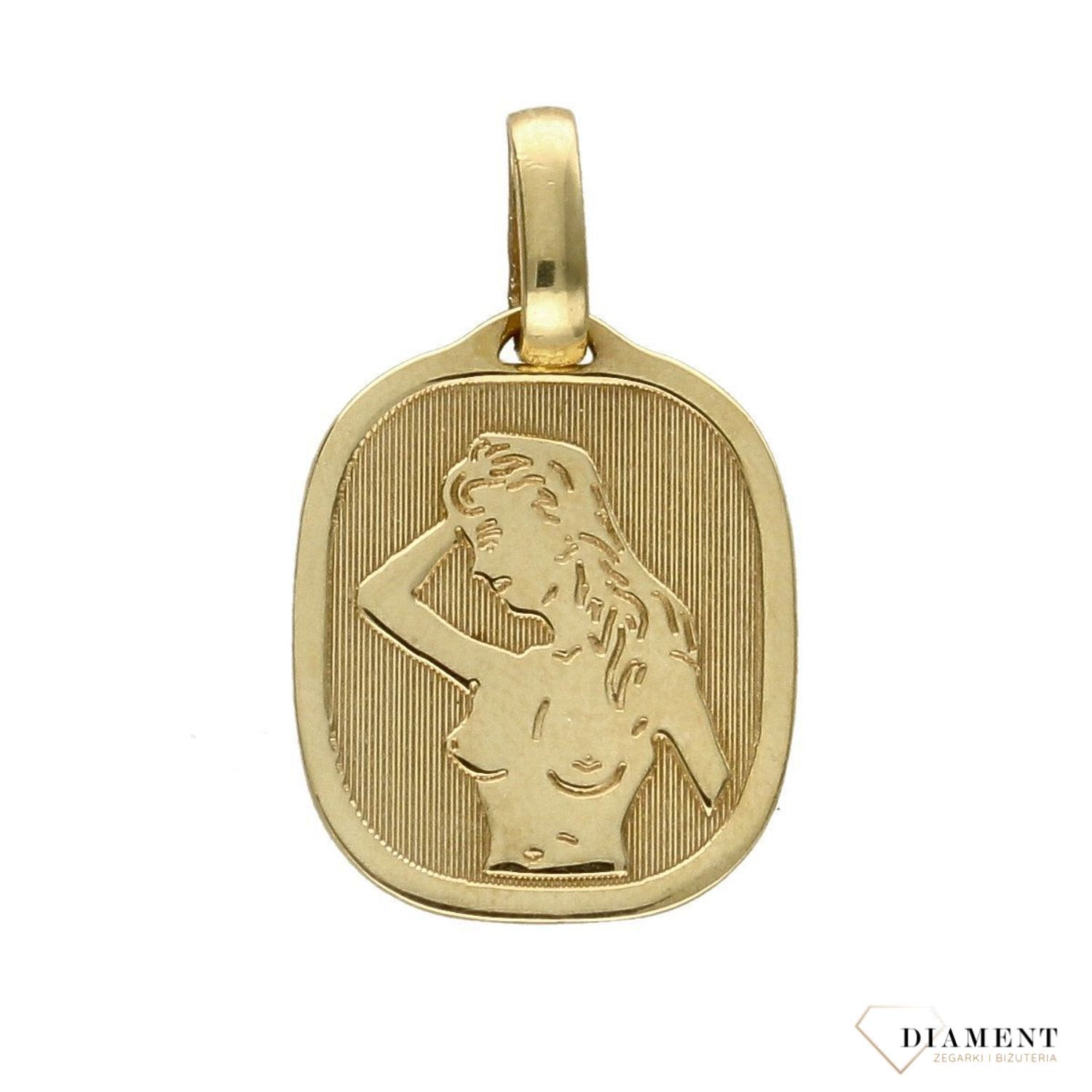 Złota zawieszka 585 Panna DIA-ZAW-0833-585.jpg