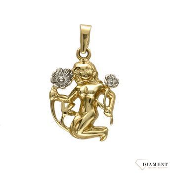 Złota zawieszka 585 znak zodiaku Panna DIA-ZAW-0834-585.jpg