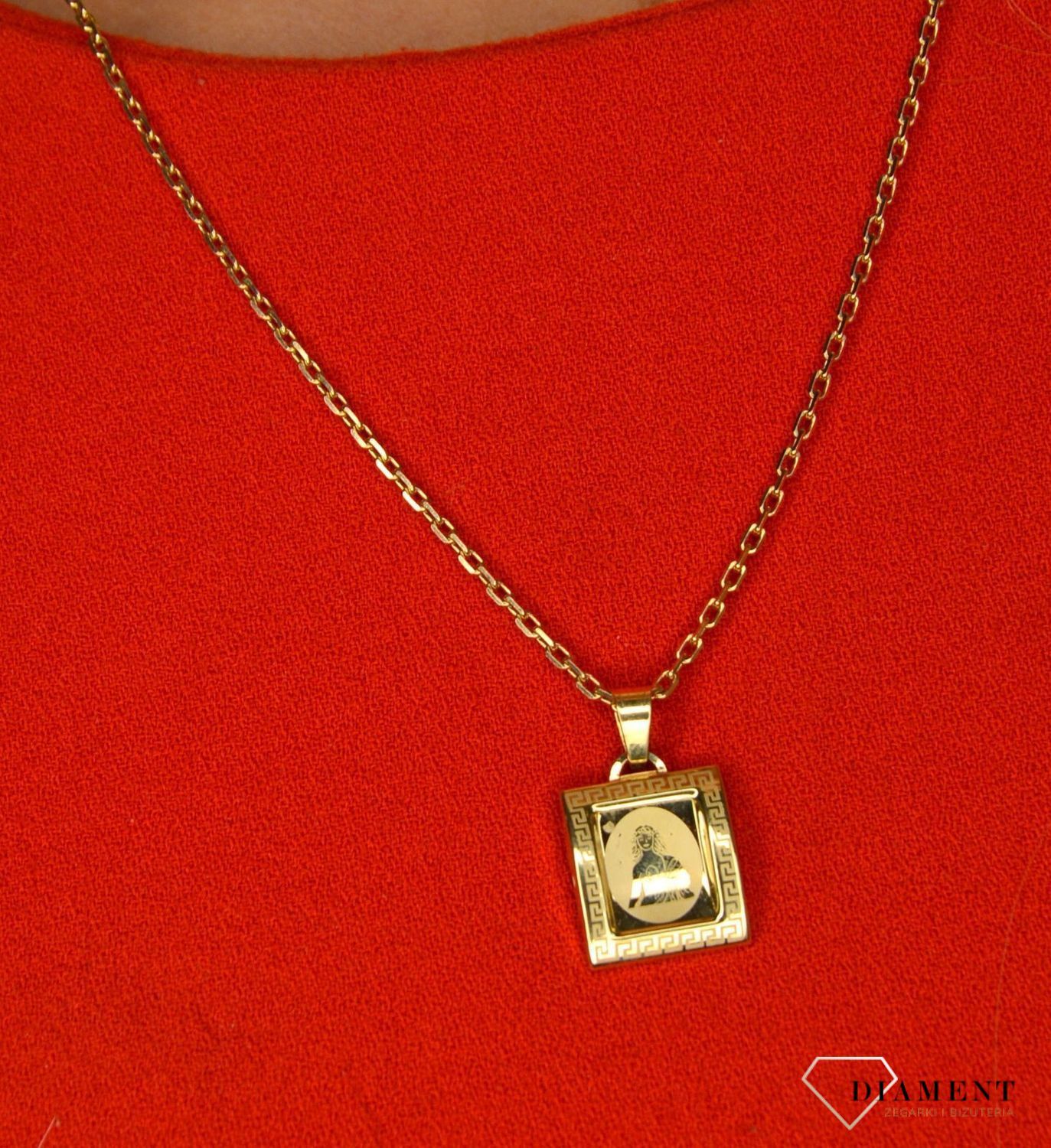 Złota zawieszka 585 Znak zodiaku Panna DIA-ZAW-0835-585.jpg