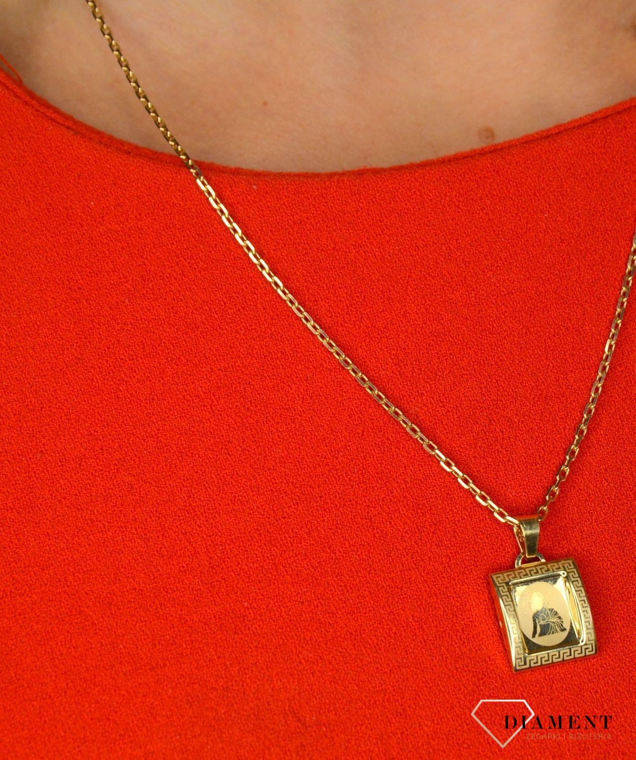 Złota zawieszka 585 Znak zodiaku Panna DIA-ZAW-0835-585.jpg