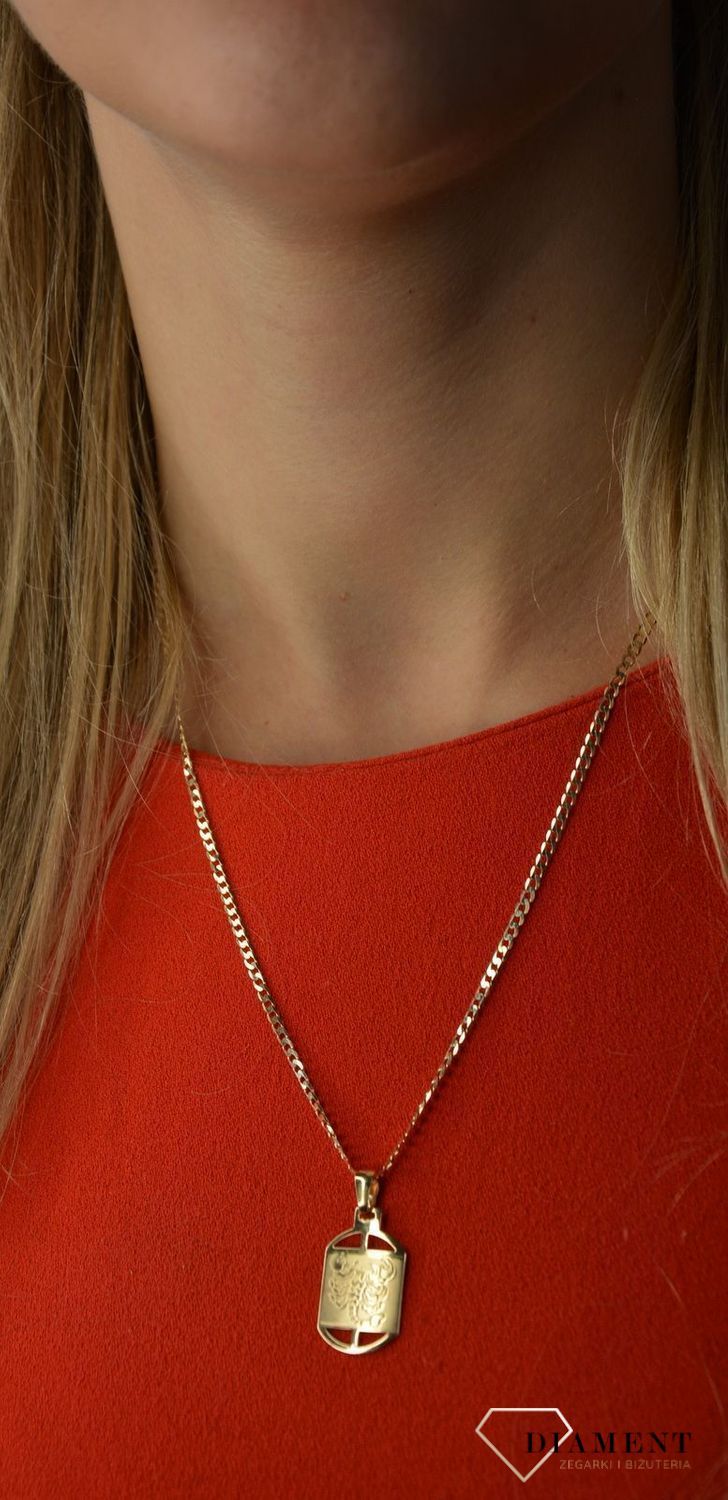 Złota zawieszka 585 znak zodiaku Skorpion DIA-ZAW-0841-585.jpg