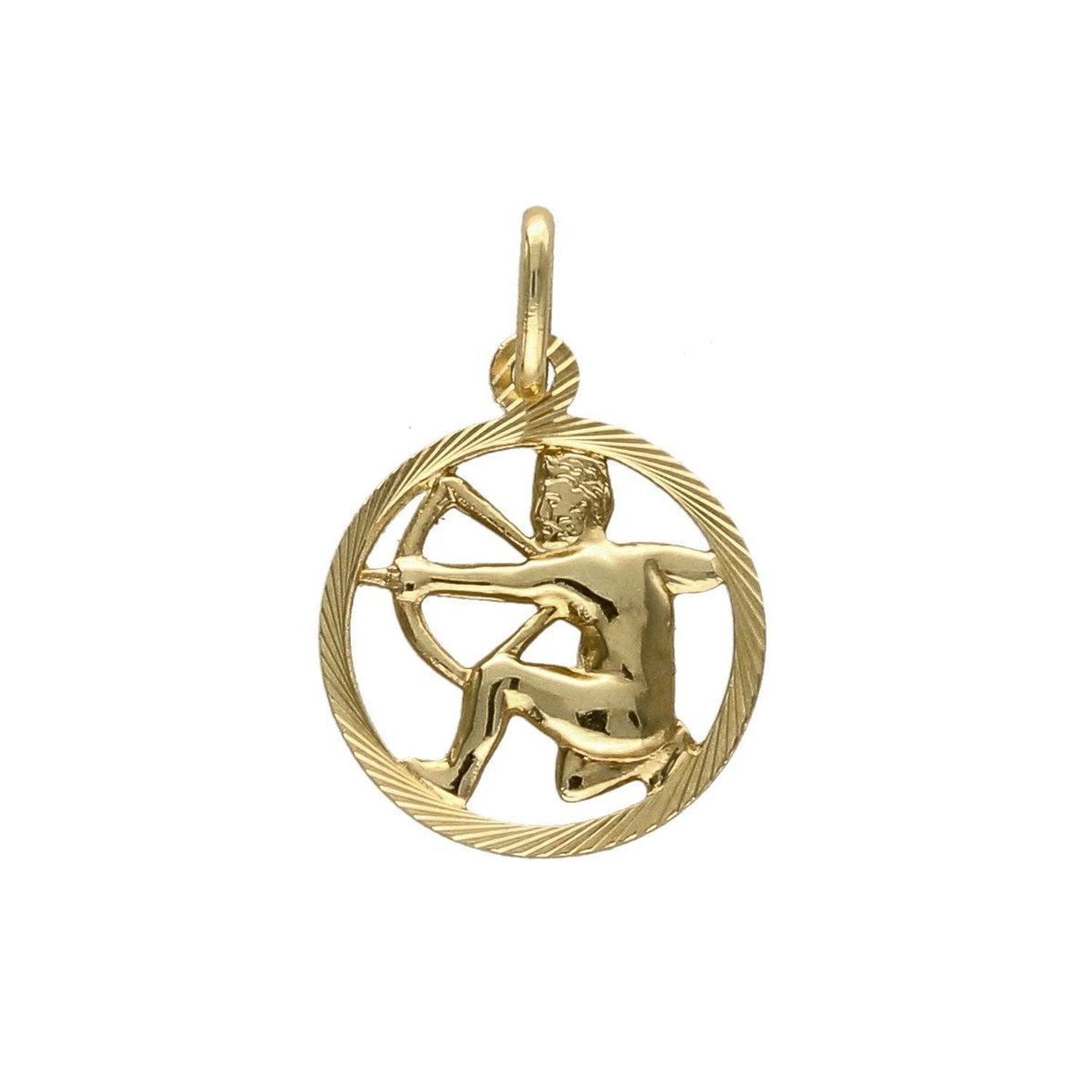 Złota zawieszka 585 znak zodiaku strzelec DIA-ZAW-0842-585.jpg