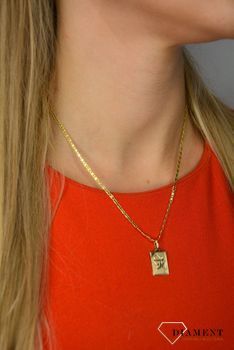 Złota zawieszka 585 znak zodiaku Strzelec DIA-ZAW-0843-585 💎 Złota zawieszka ze znakiem zodiaku w postaci strzelca 💎  (5).JPG