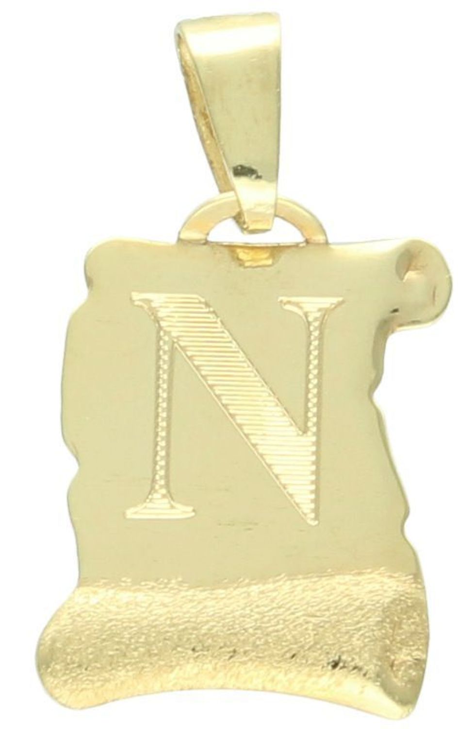 Zawieszka złota Papirus Literka N złota litera N 585 DIA-ZAW-0853-585.  Zawieszka złota na prezent..jpg