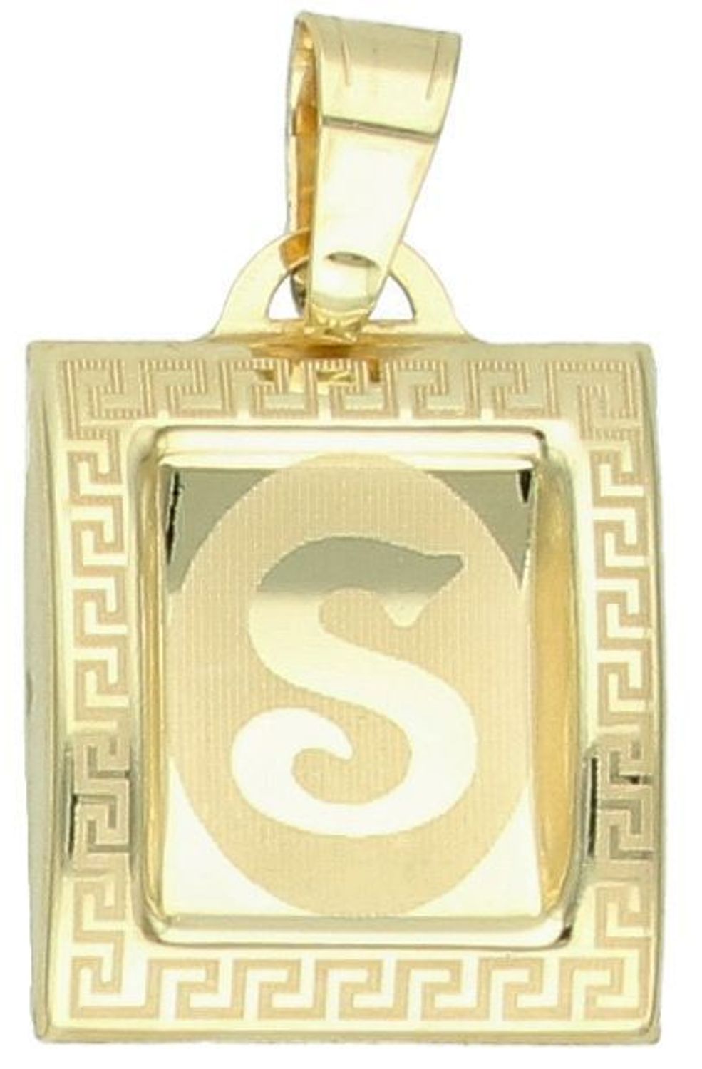 Zawieszka złota literka S próba 585, litera S DIA-ZAW-0869-585. Złoty wisiorek litera S  litera S, prezent dla Sandry, prezent dla Sławka.jpg