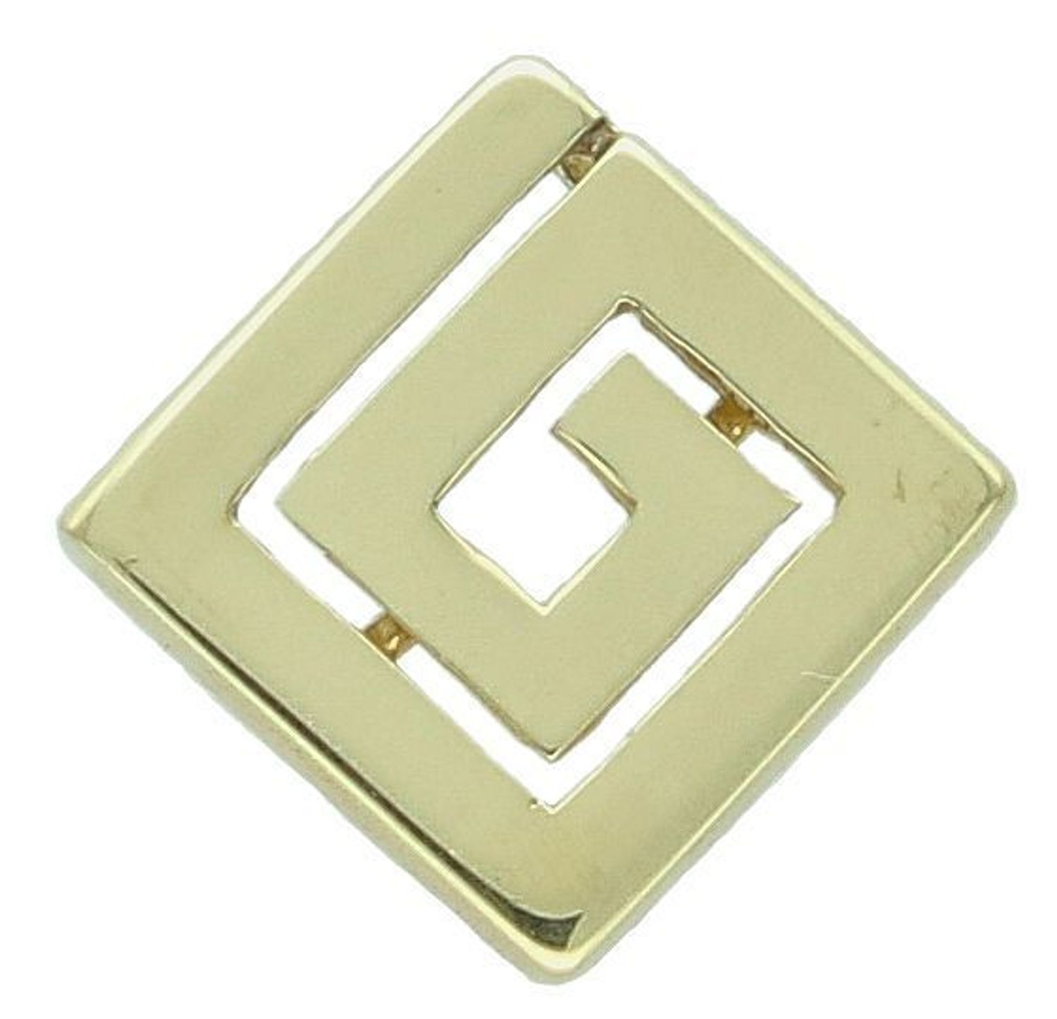 Zawieszka złota grecki klucz, próba 585 DIA-ZAW-0909-585. Złoty wisior grecki wzór. Modna złota zawieszka z greckim kluczem. Złota zawieszka delikatna. Biżuteria na prezent. Biżuteria damska. 1.jpg