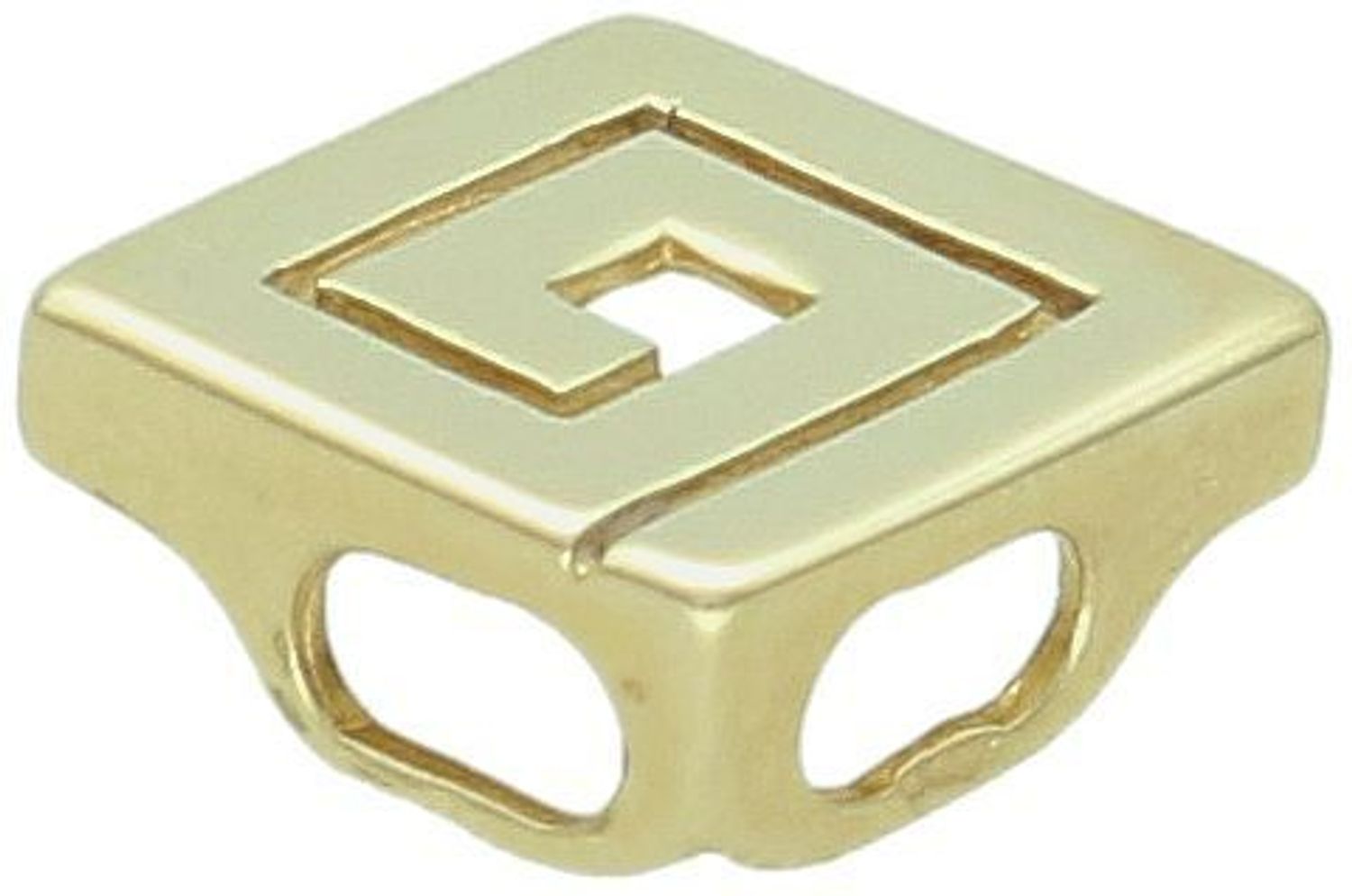 Zawieszka złota grecki klucz, próba 585 DIA-ZAW-0909-585. Złoty wisior grecki wzór. Modna złota zawieszka z greckim kluczem. Złota zawieszka delikatna. Biżuteria na prezent. Biżuteria damska. 1.jpg