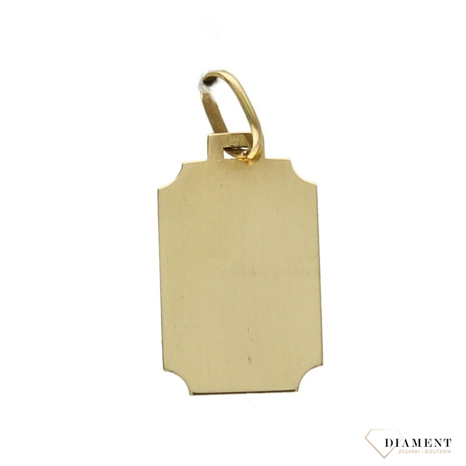 Złota zawieszka 585 blaszka DIA-ZAW-0957-585.jpg