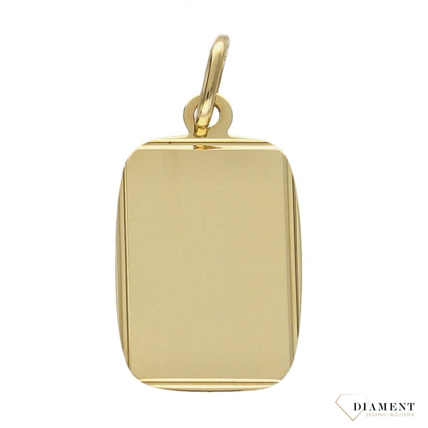 Złota zawieszka 585 blaszka DIA-ZAW-0959-585.jpg