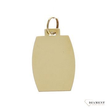 Złota zawieszka 585 blaszka gładka DIA-ZAW-0965-585.jpg
