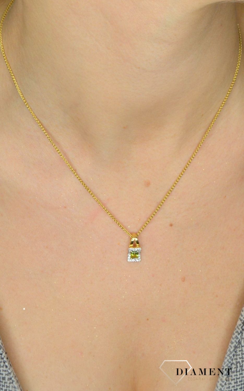 Złota zawieszka 585 cyrkonia DIA-ZAW-1002K-585.jpg