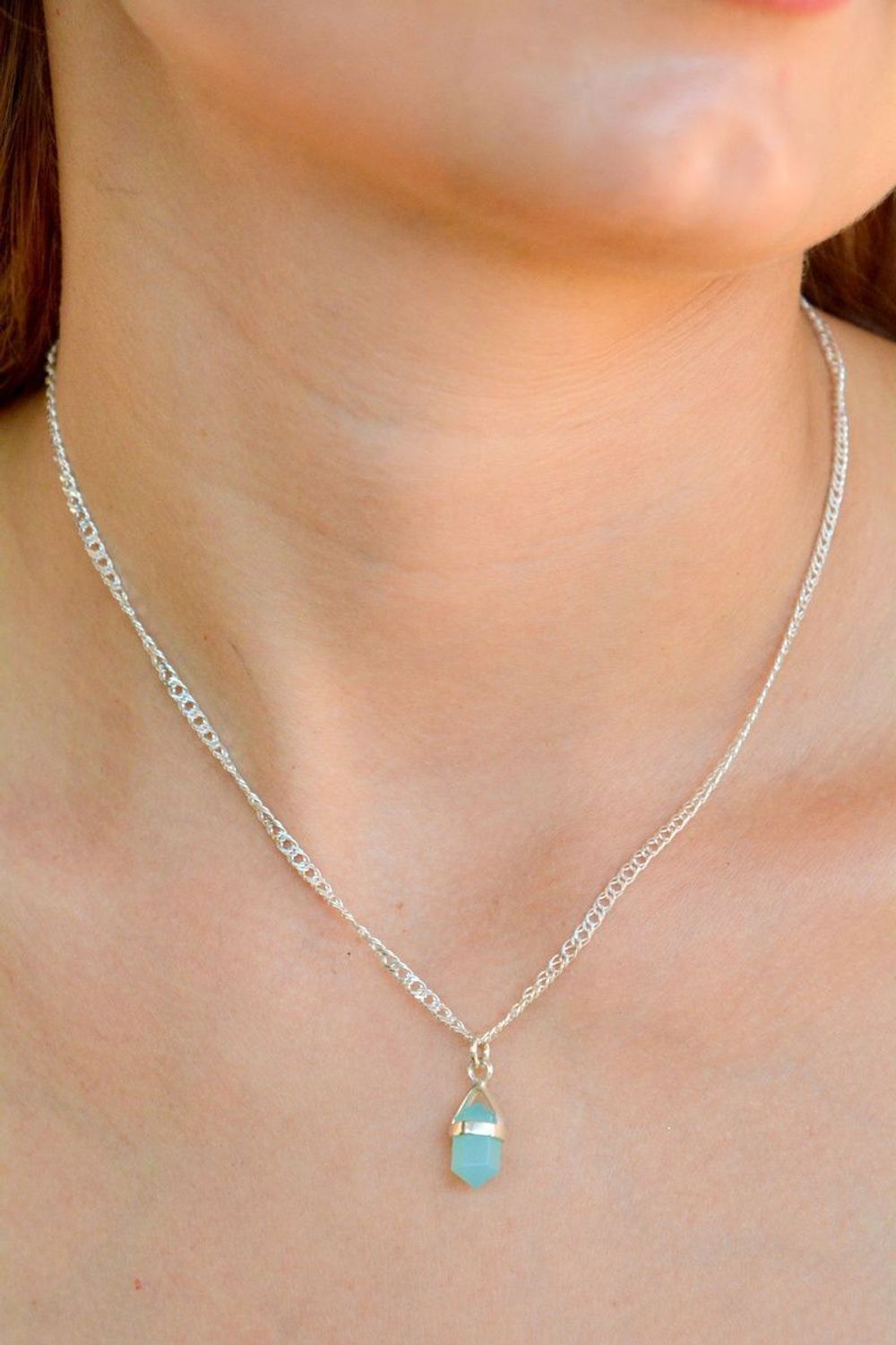 Srebrna zawieszka z kamieniem naturalnym amazonit DIA-ZAW-10117-925. Srebrna zawieszka damska. Srebrna zawieszka z kamieniem naturalnym. Srebrna zawieszka z amazonitem. Zawieszka srebrna damska idealna na prezent..jpg