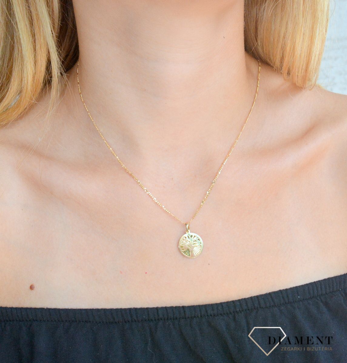 Zawieszka złota drzewko szczęścia 585  DIA-ZAW-10253-585.jpg