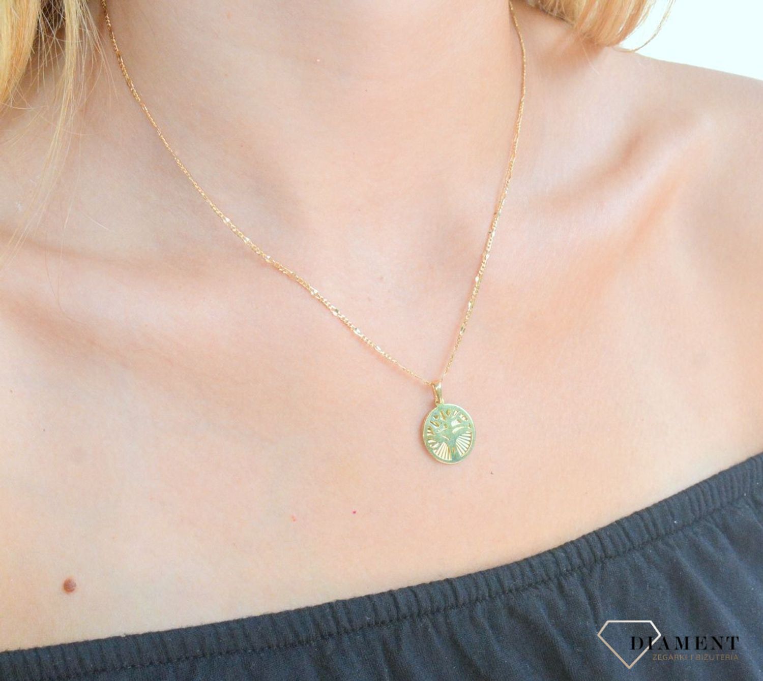 Zawieszka złota drzewko szczęścia 585  DIA-ZAW-10253-585.jpg