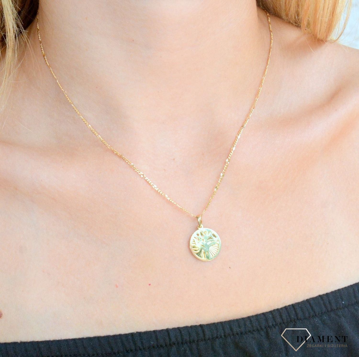 Zawieszka złota drzewko szczęścia 585  DIA-ZAW-10253-585.jpg