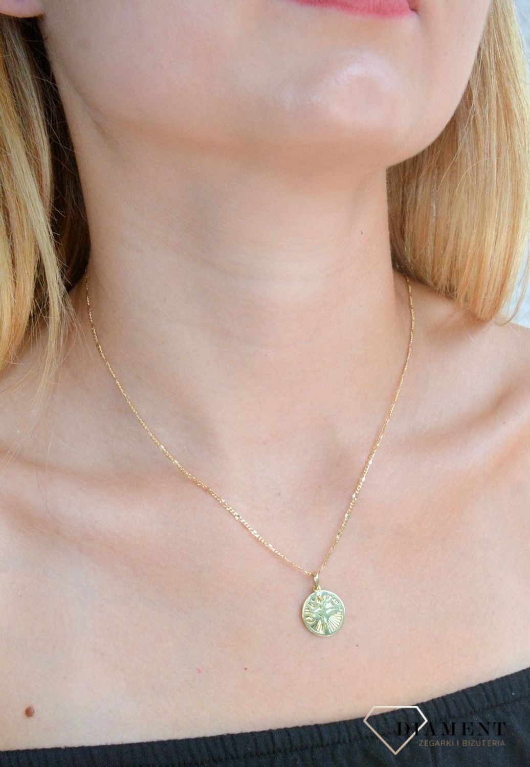 Zawieszka złota drzewko szczęścia 585  DIA-ZAW-10253-585.jpg