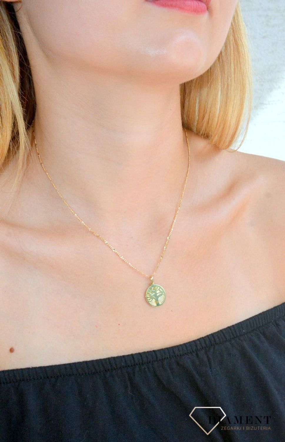 Zawieszka złota drzewko szczęścia 585  DIA-ZAW-10253-585.jpg