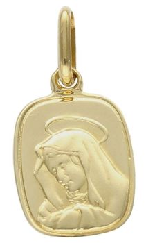 Medalik złoty  Wizerunek Matki Boskiej  585 DIA-ZAW-10256-585b.jpg