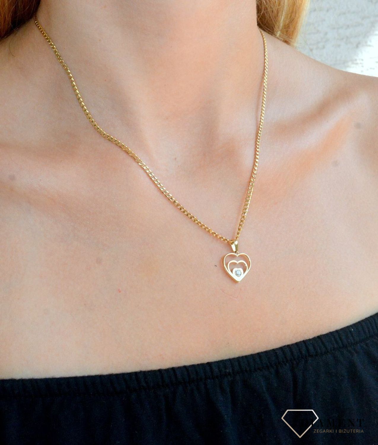 Zawieszka złota Trzy serduszka 585 DIA-ZAW-10367-58 (2).jpg