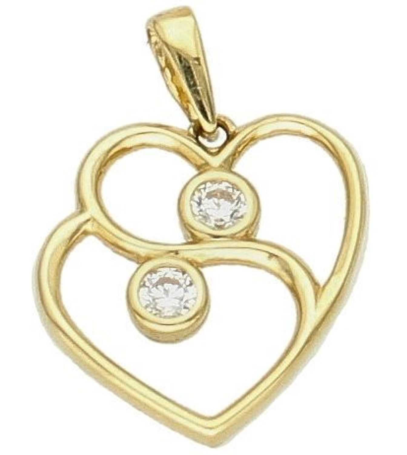 Zawieszka złota Połączone serca 585 DIA-ZAW-10371-585.jpg