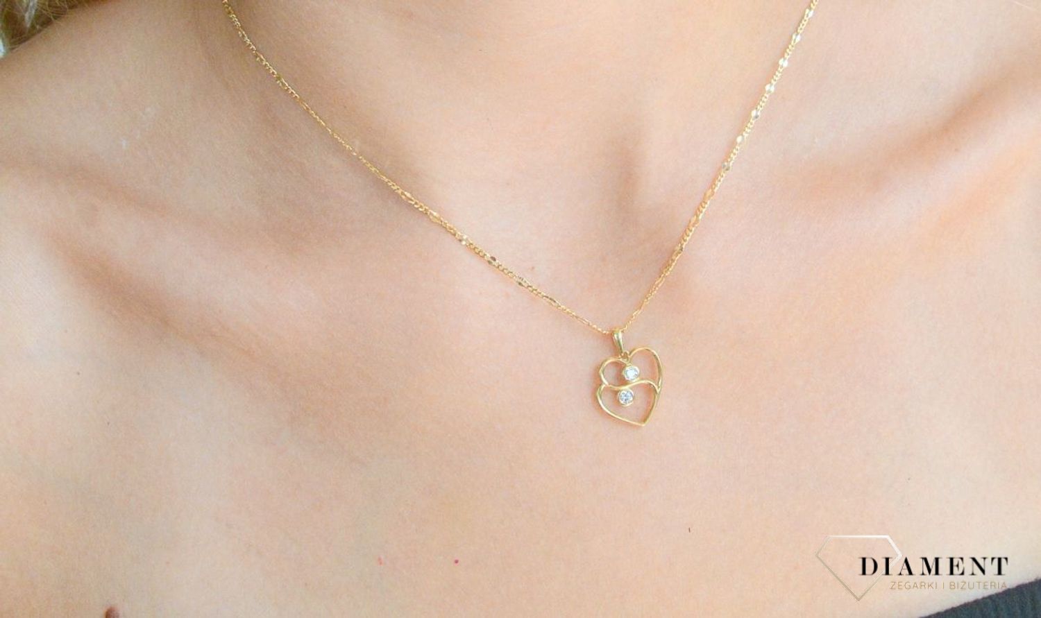 Zawieszka złota Połączone serca 585 DIA-ZAW-10371-585.jpg