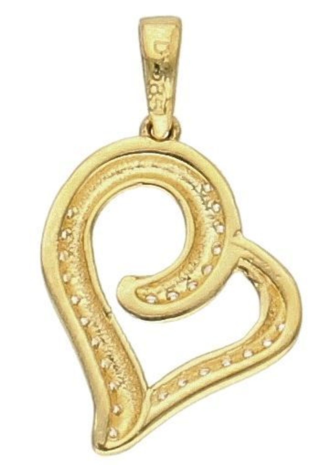 Zawieszka złota Zakręcone serduszko 585 DIA-ZAW-10414-585 (3).jpg