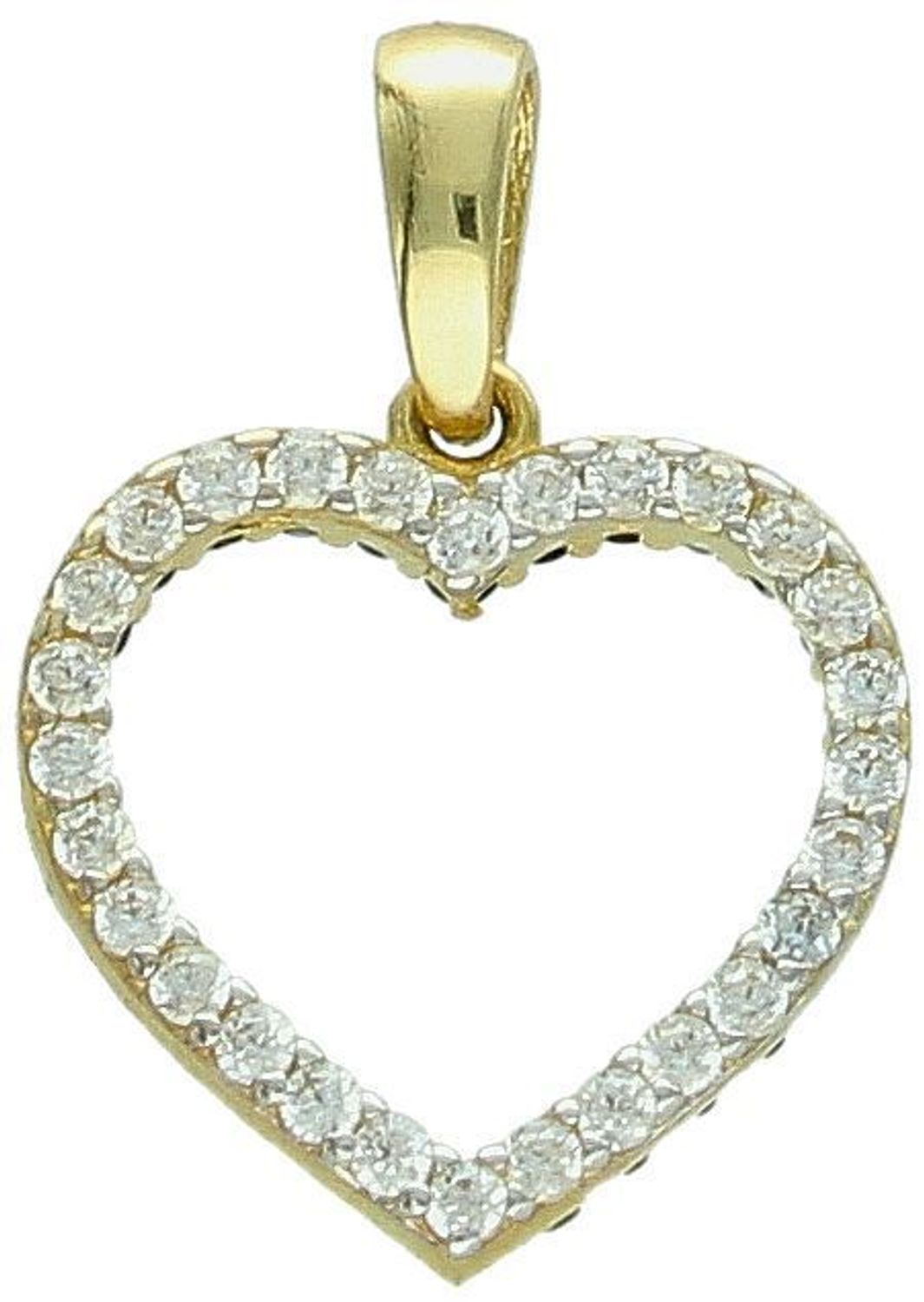 Zawieszka serce dwustronne z białymi i czarnymi cyrkoniami 585.jpg