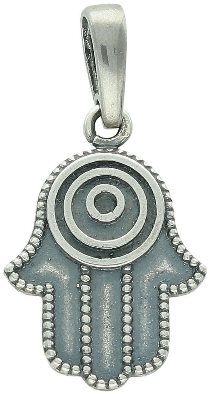 Zawieszka damska srebrna ręka fatimy próba 925, DIA-ZAW-10576-925 Zawieszka damska w kształcie ręki Fatimy to nie tylko elegancki dodatek, ale również symboliczna ozdoba1.jpg