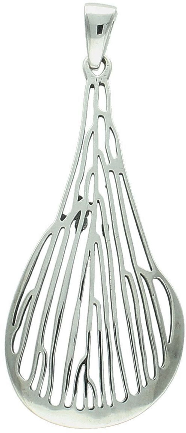 Zawieszka srebrna w kształcie łezki z ażurowym wzorem. Próba 925, długość 6 cm, szerokość 2,5 cm, waga 4,30 g. Stylowy dodatek do łańcuszka – elegancka i kobieca forma.1.jpg