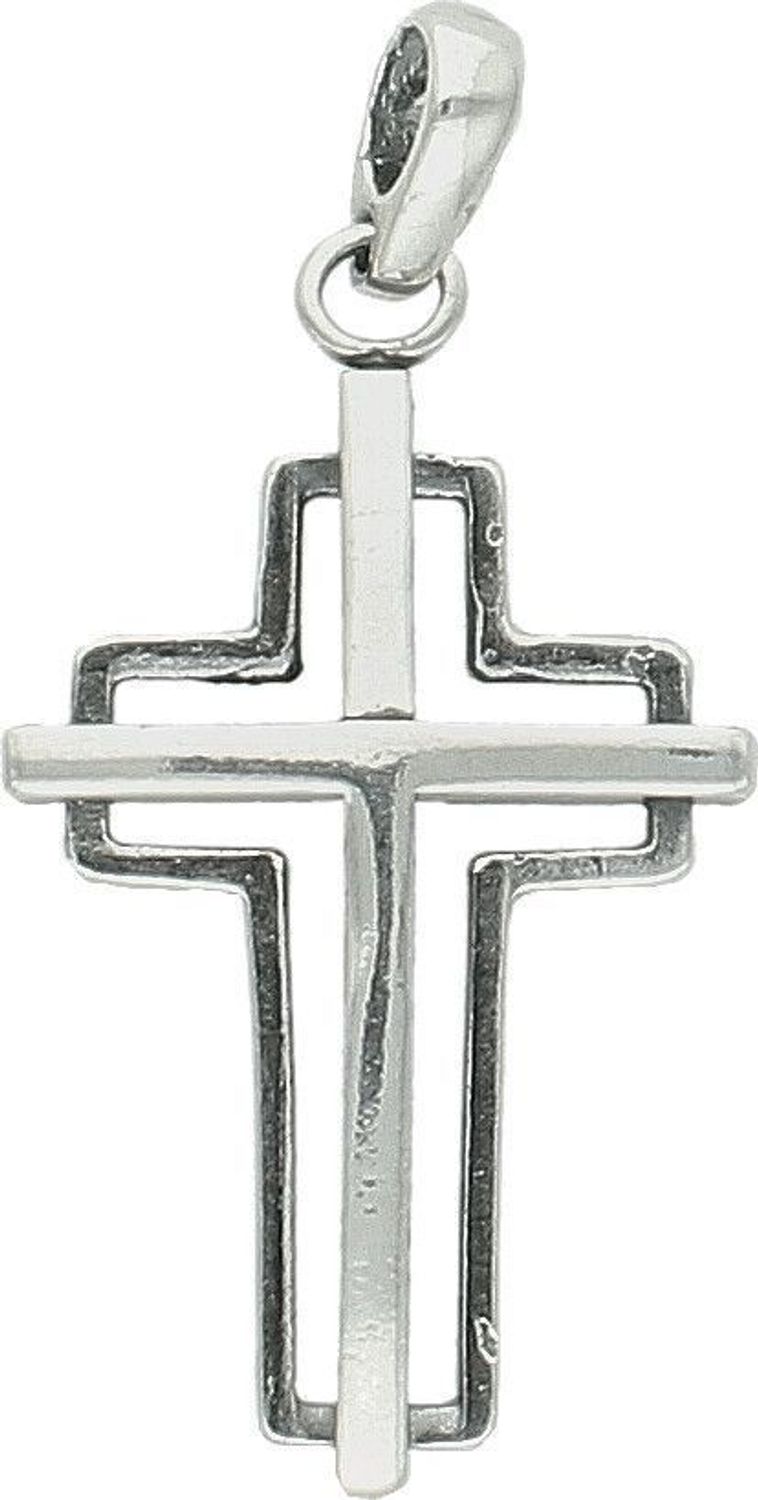 Krzyż srebrny zawieszka w kształcie krzyża 3 cm DIA-ZAW-10610-925. Srebrny krzyż. Srebrny krzyż damski. Krzyż srebrny zawieszka. Krzyż męski na prezent..jpg