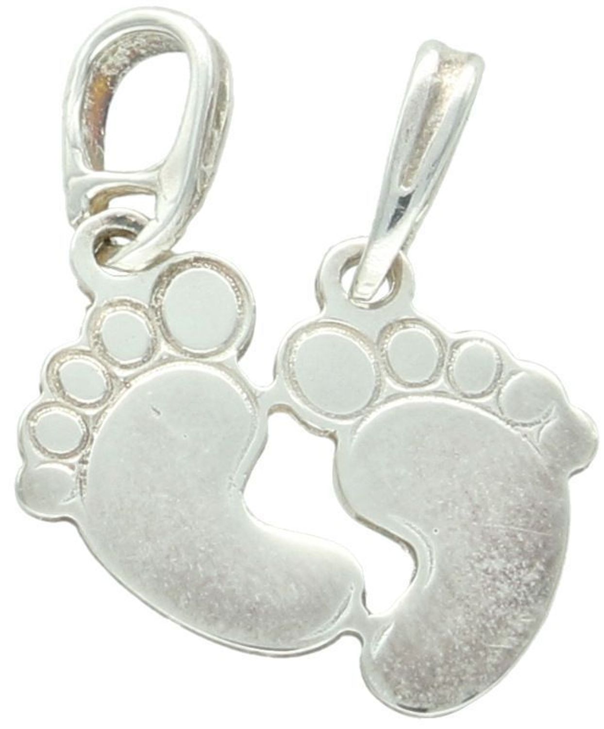 Zawieszka srebrna próba 925, stópki DIA-ZAW-10626-925 Ta niezwykła zawieszka to połączenie delikatności i subtelnego symbolizmu. 1.jpg