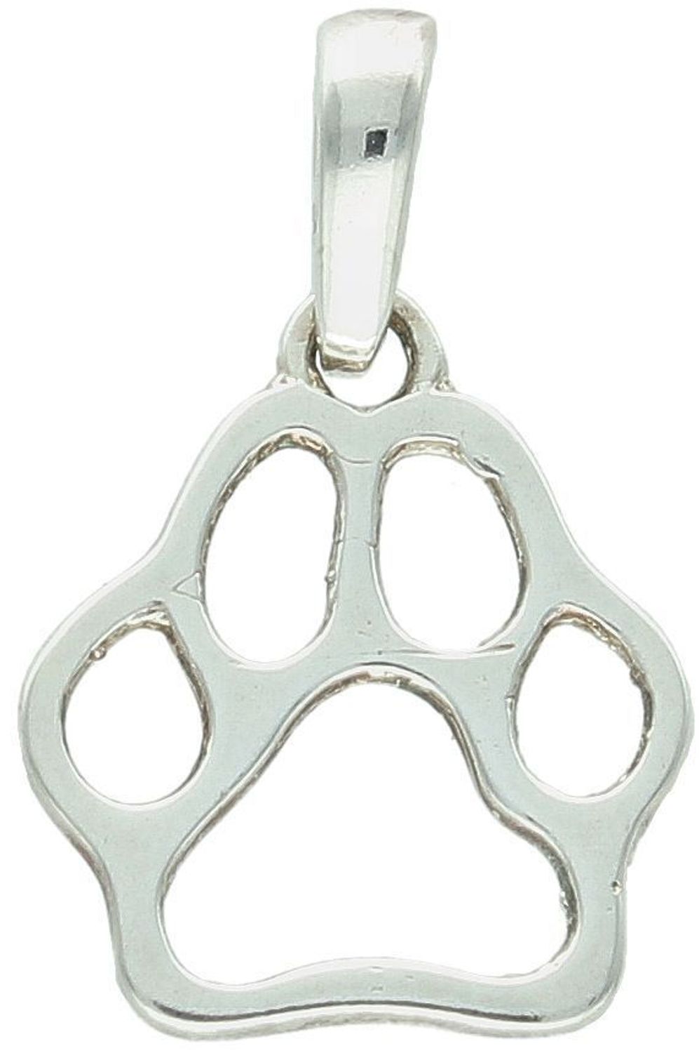 Zawieszka srebrna łapka psia próba 925, DIA-ZAW-10635-925 Piękna zawieszka wykonana z wysokiej jakości srebra próby 925, przedstawiająca uroczy motyw psiej łapki. 1.jpg