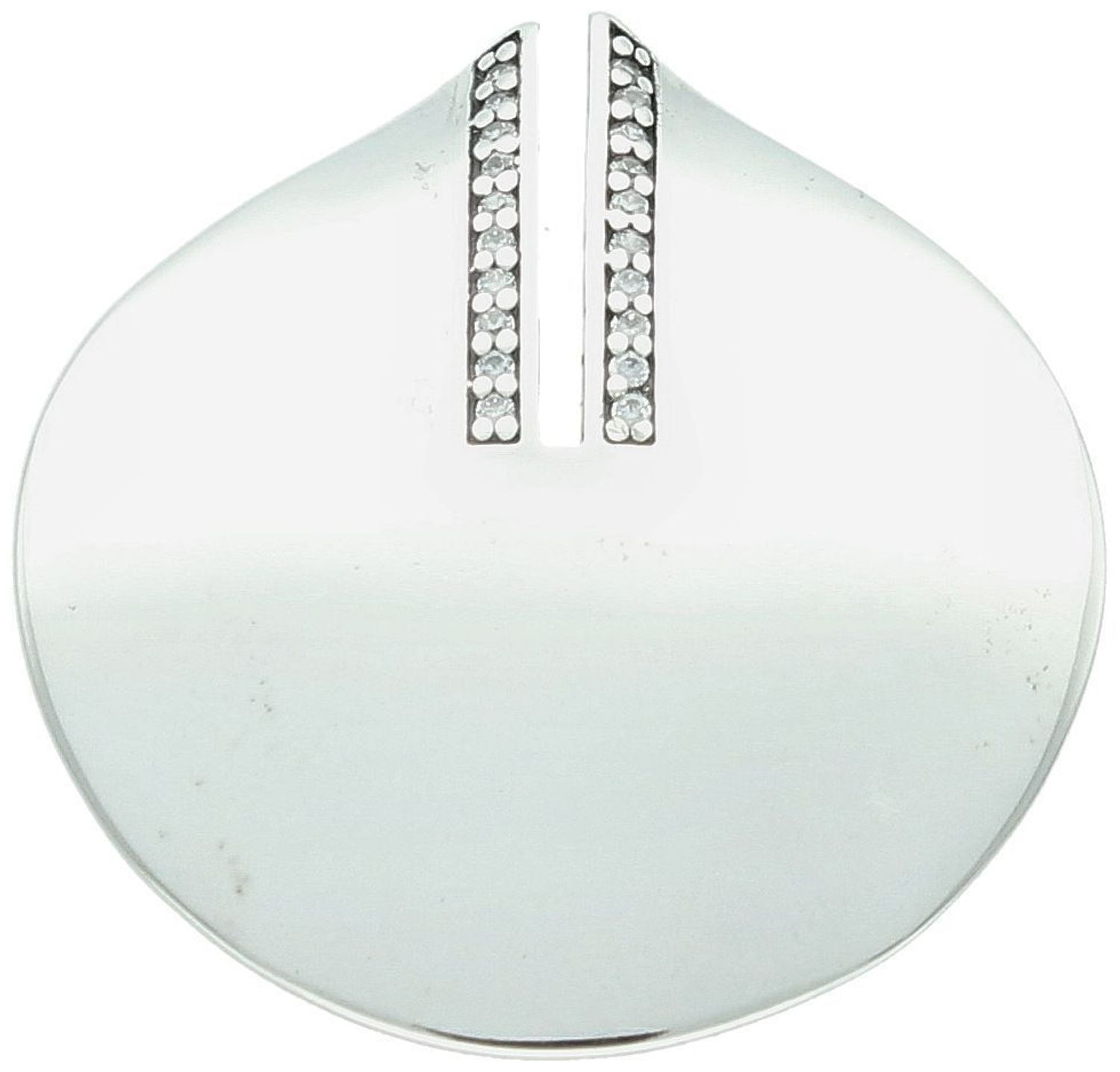 Srebrna zawieszka 925 z białymi cyrkoniami – 4,00 g, 3 cm.jpg