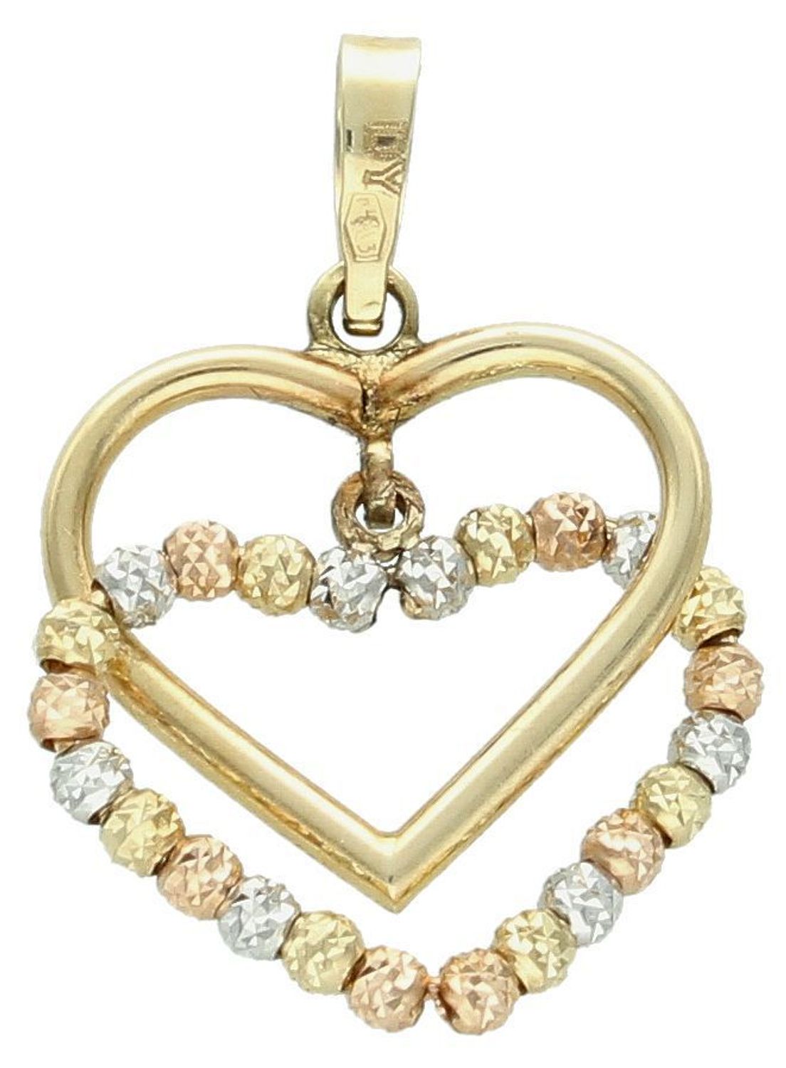 Zawieszka złota dwa serca pr 585, DIA-ZAW-10865-585  Złota zawieszka próby 585 o wadze 1,35 grama to elegancki i nowoczesny dodatek, który zachwyca subtelnością i oryginalnym designem.1.jpg