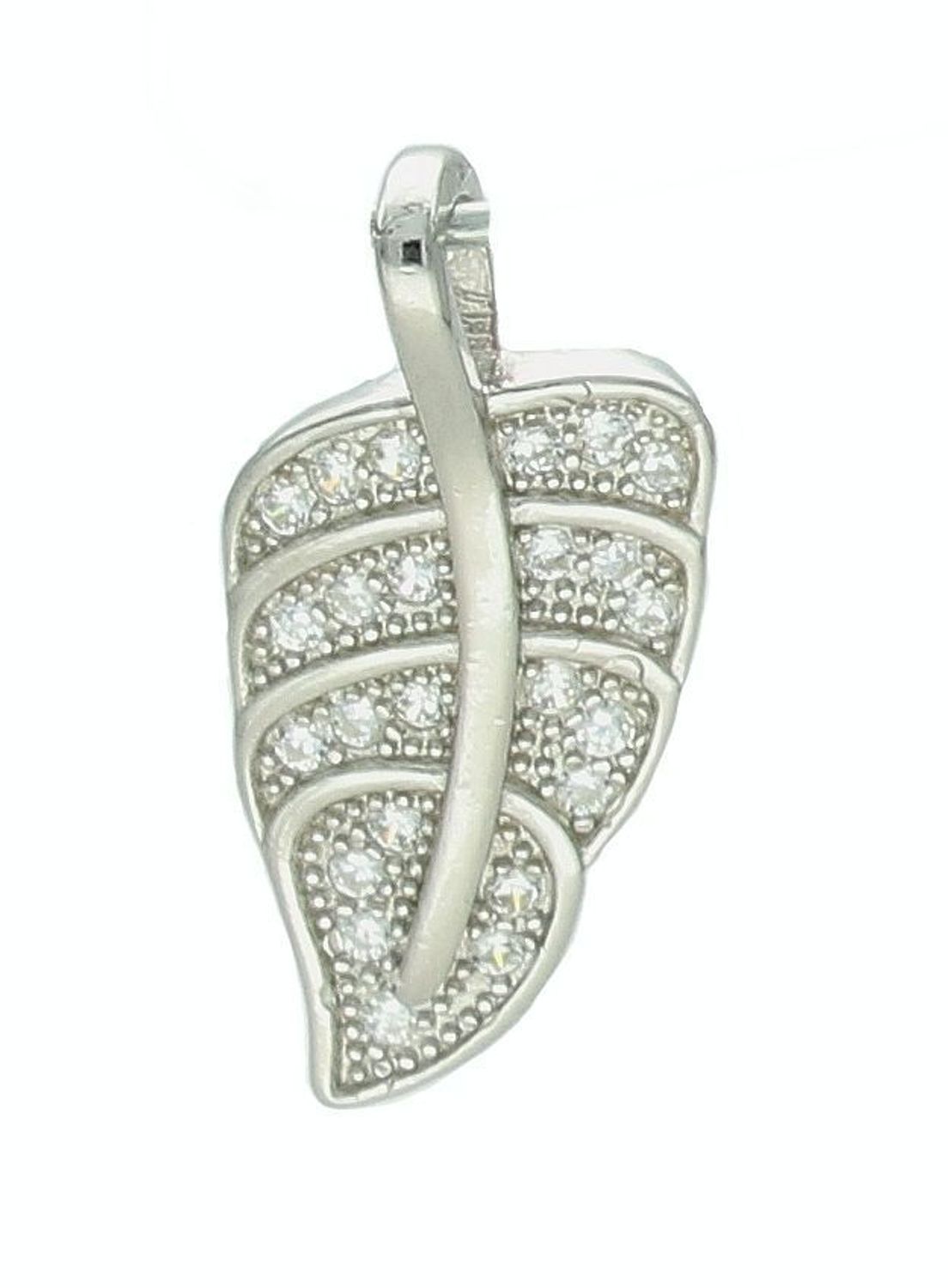 Srebrna zawieszka damska 925 listek z cyrkoniami DIA-ZAW-10968-925.jpg
