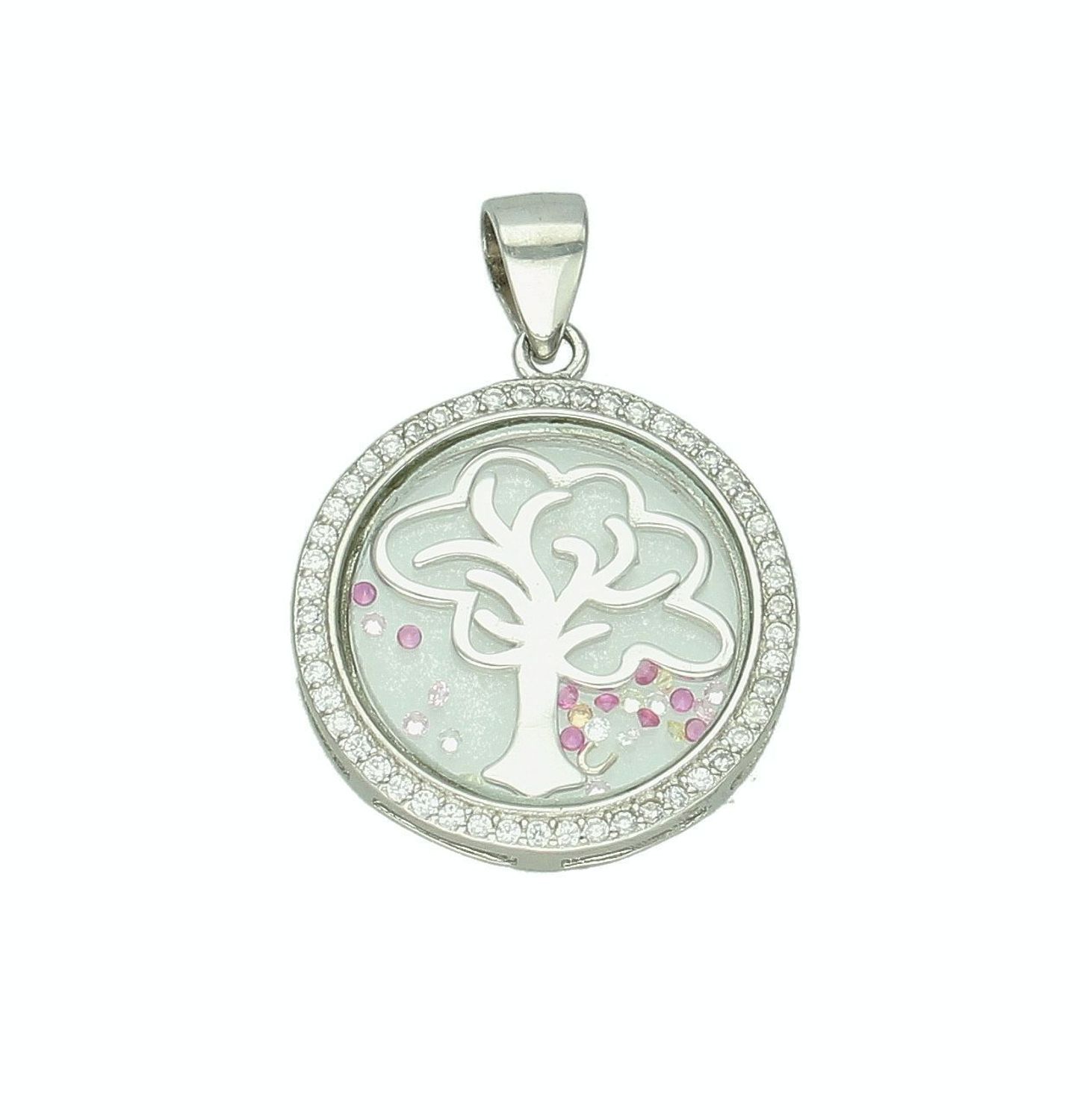 Srebrna zawieszka damska 925 drzewko szczęścia z ruchomymi cyrkoniami DIA-ZAW-10979-925.jpg