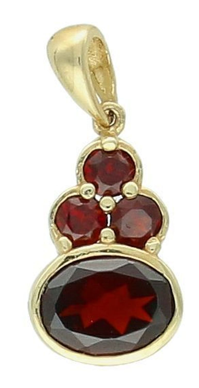 Zawieszka złota z rubinem pr 585, DIA-ZAW-11046-585 Wisiorek został wykonany z wysokiej jakości złota próby 585. Złoto to jeden z najpopularniejszych kruszców,1.jpg