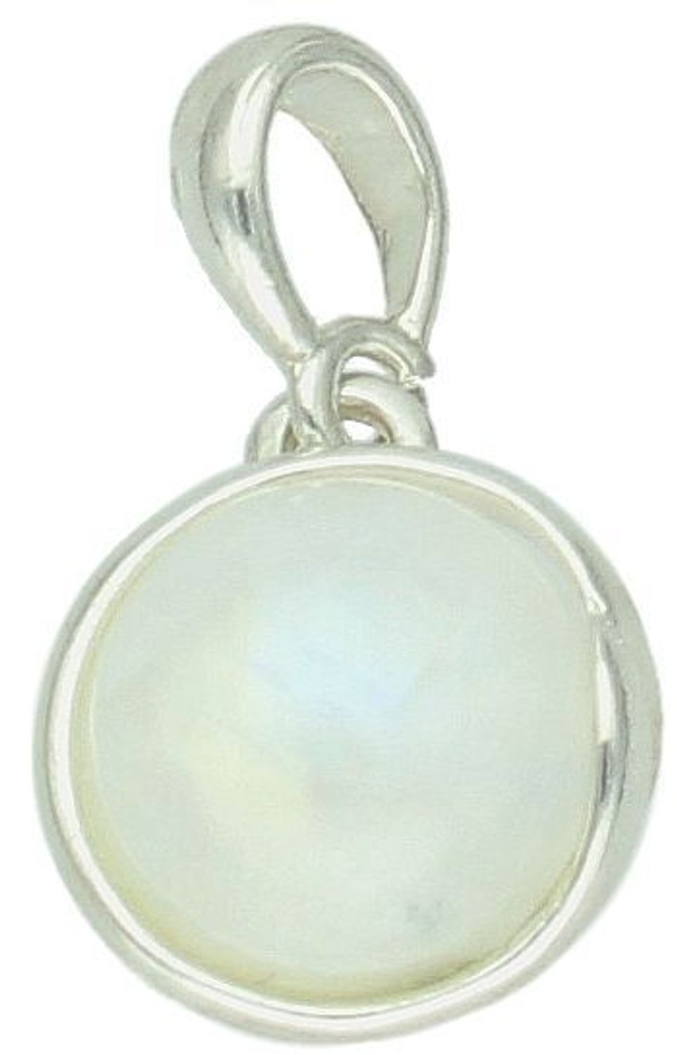 Srebrna zawieszka damska 925 okrągła z kamieniem księżycowym DIA-ZAW-11326-925. Zawieszka z białym kamieniem naturalnym to doskonały pomysł na prezent. Zawieszka z kamieniem księżycowym dla kobiety.2.jpg