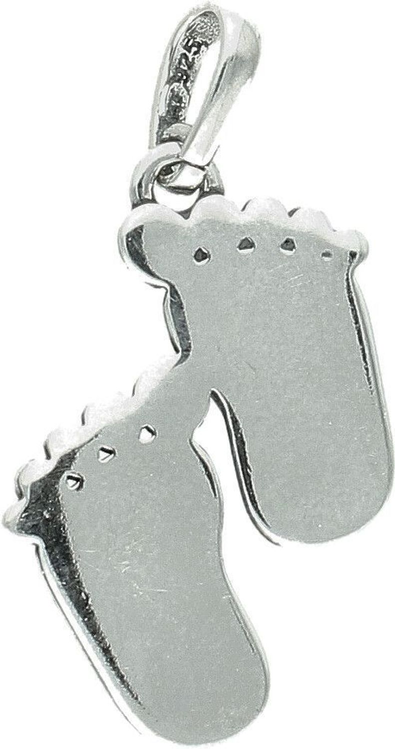 Srebrna zawieszka 925 stópki dziecięce do graweru DIA-ZAW-11354-925 (2).jpg