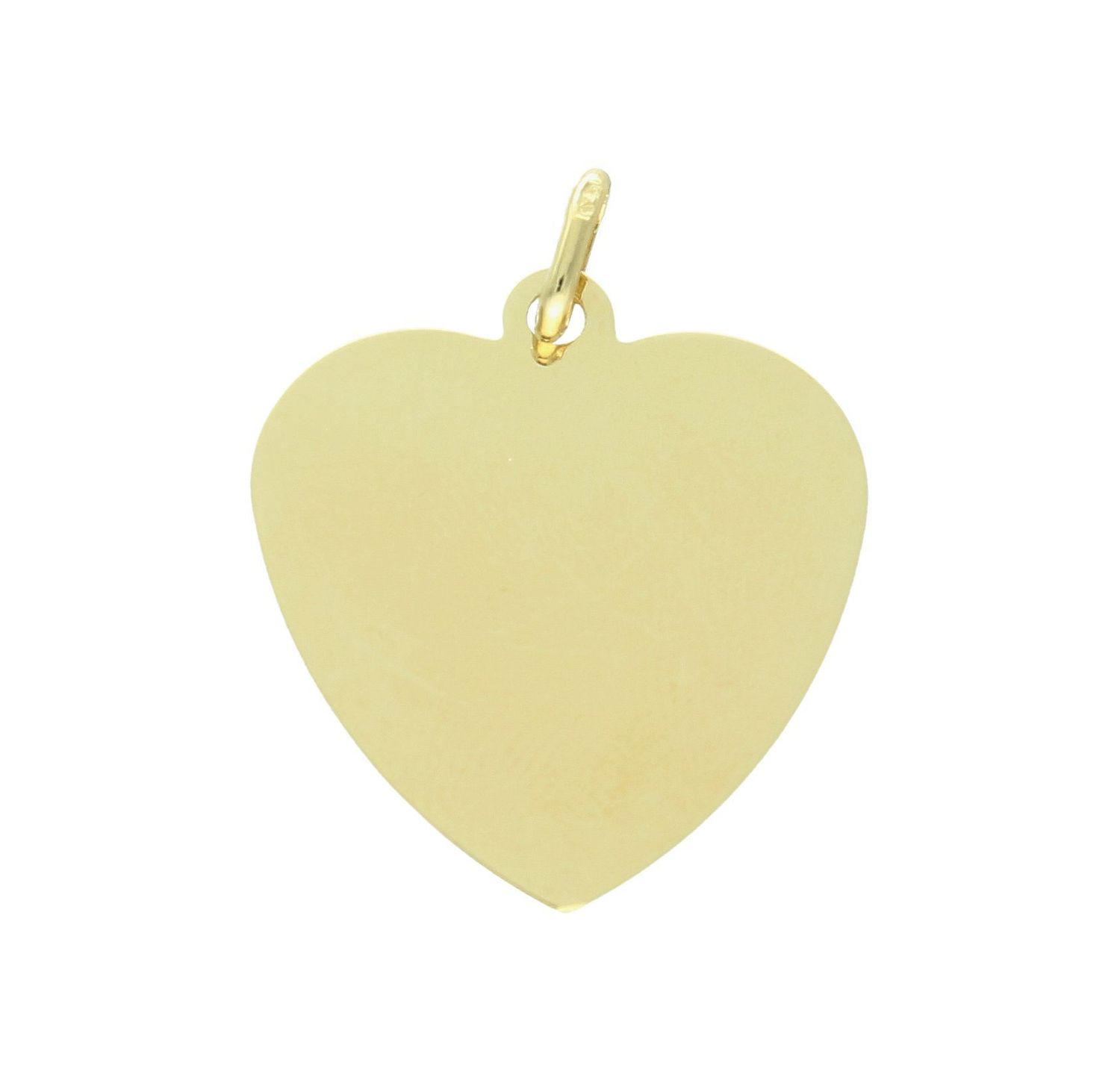 Złota zawieszka 585 gładkie serce blaszka do graweru 2,2 cm DIA-ZAW-11419-585.jpg